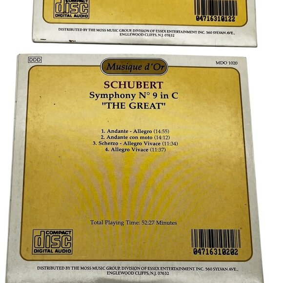 Musique d’Or Bach & Schubert Classical Music CD Set Compact Disc - Picture 5 of 9